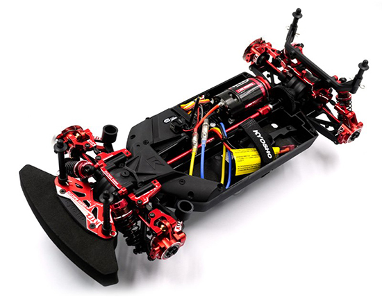 京商Howsaktアルミカスタム　赤 アルミ F/R ドライブシャフト 京商FAZER MK2用 レッド